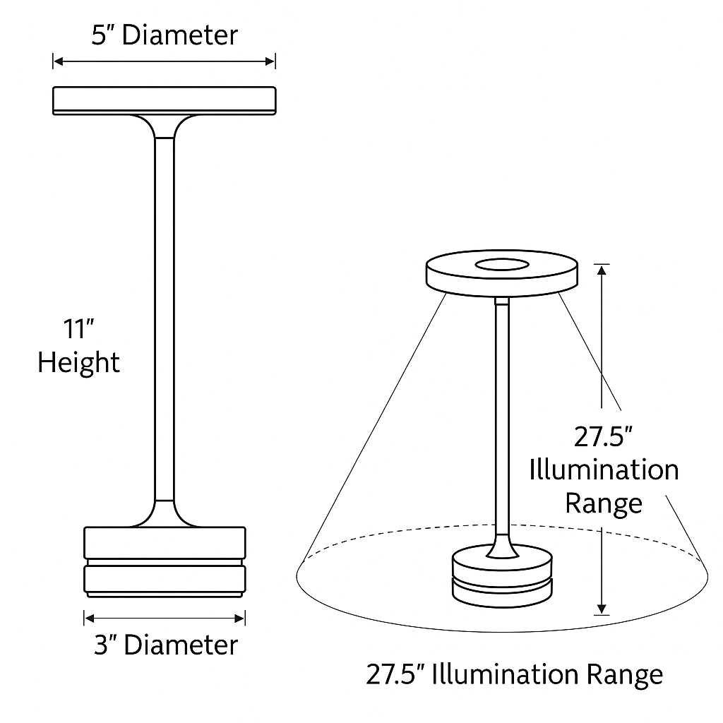 Lumora Touch Lamp – Cordless Elegance, Anywhere You Need Light