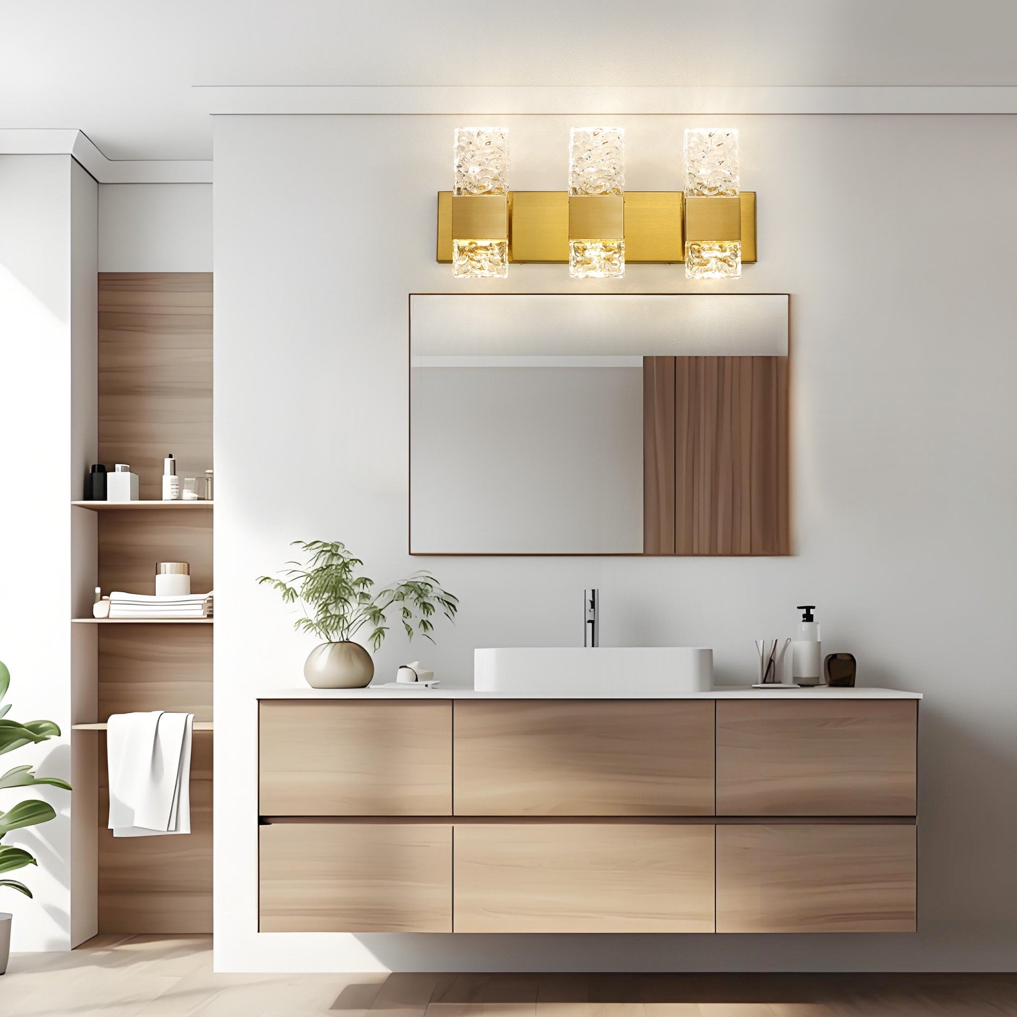 Light Luxury Led Crystal Wall Lamp