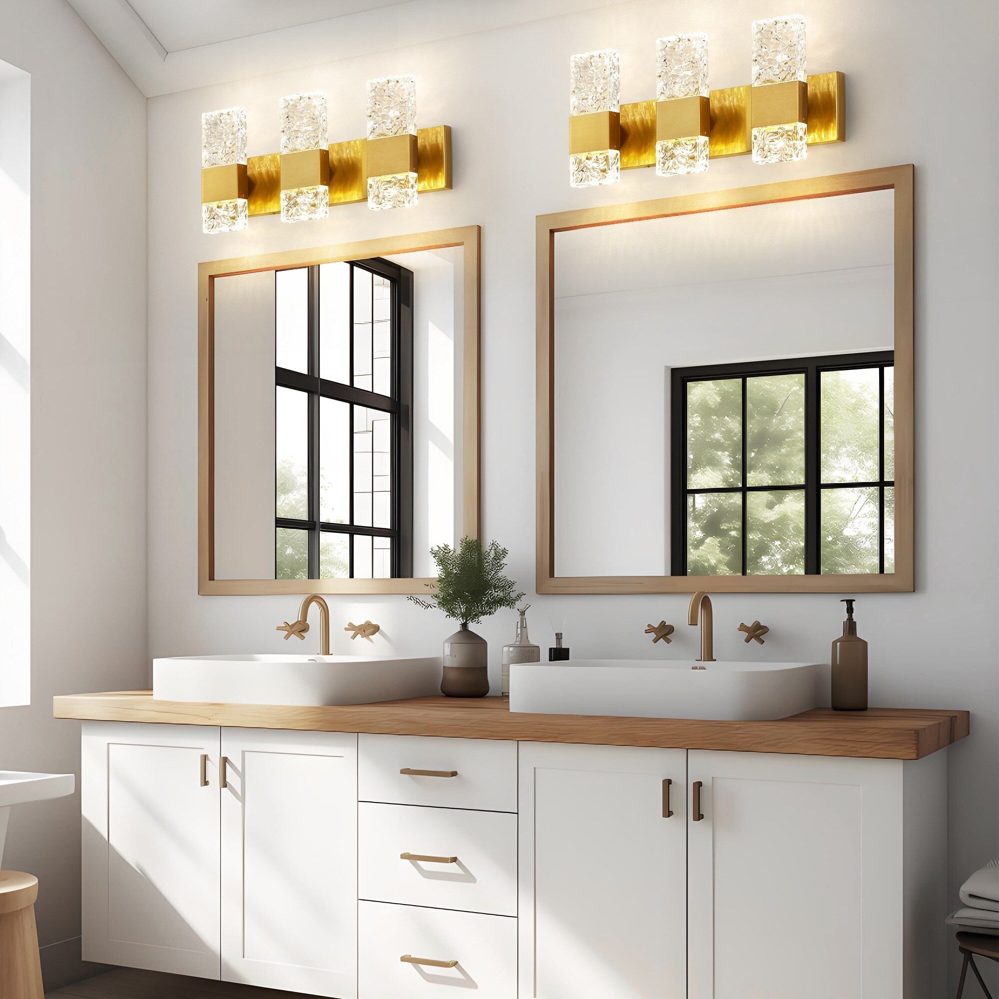 Light Luxury Led Crystal Wall Lamp