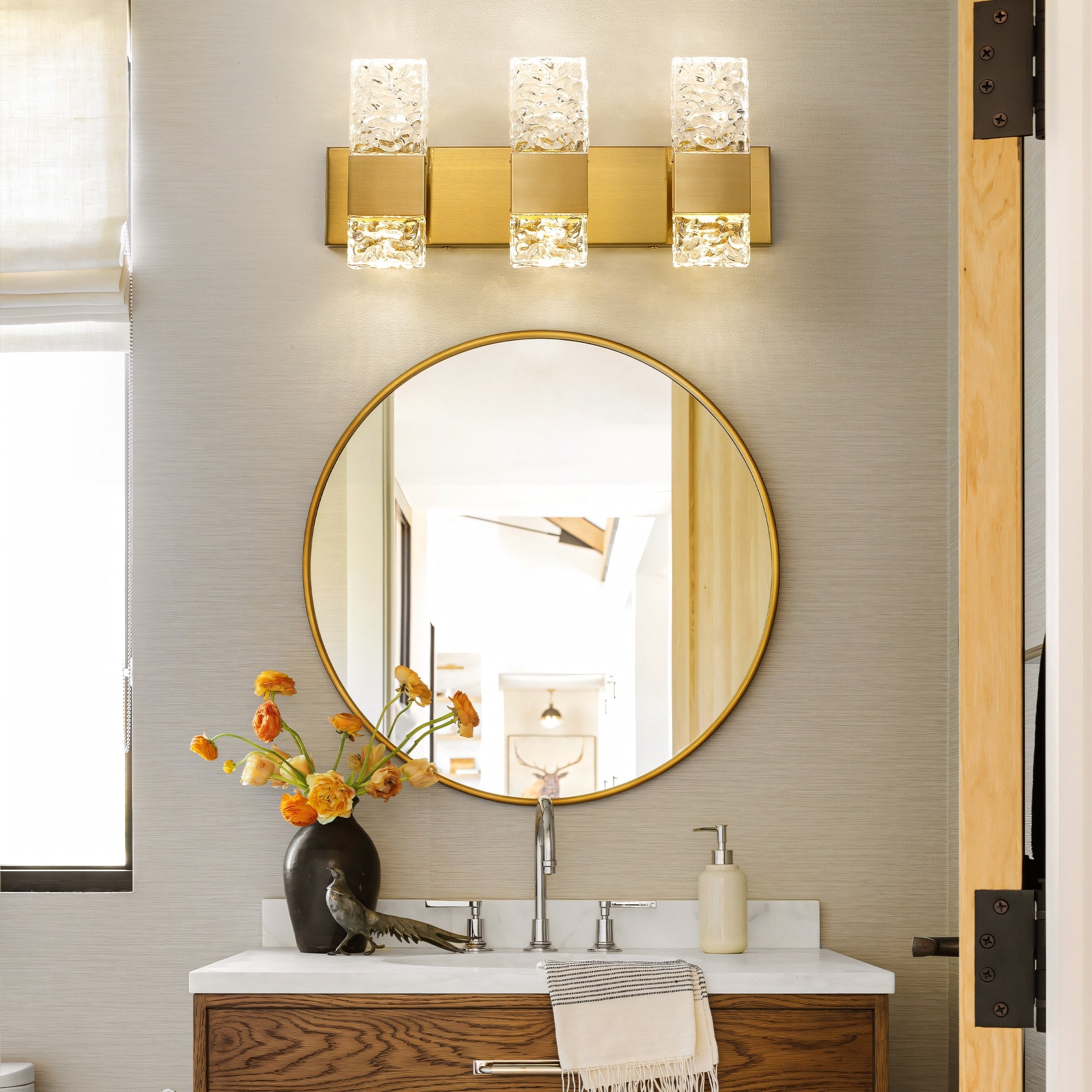 Light Luxury Led Crystal Wall Lamp