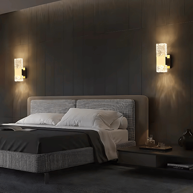 Light Luxury Led Crystal Wall Lamp