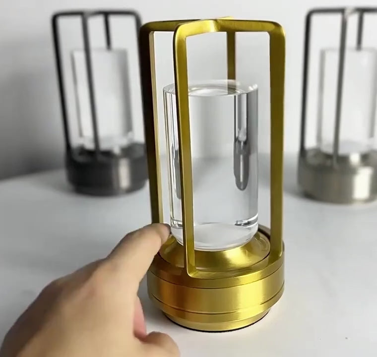 LumiGlow Crystal Lamp – Cordless Elegance for Every Room